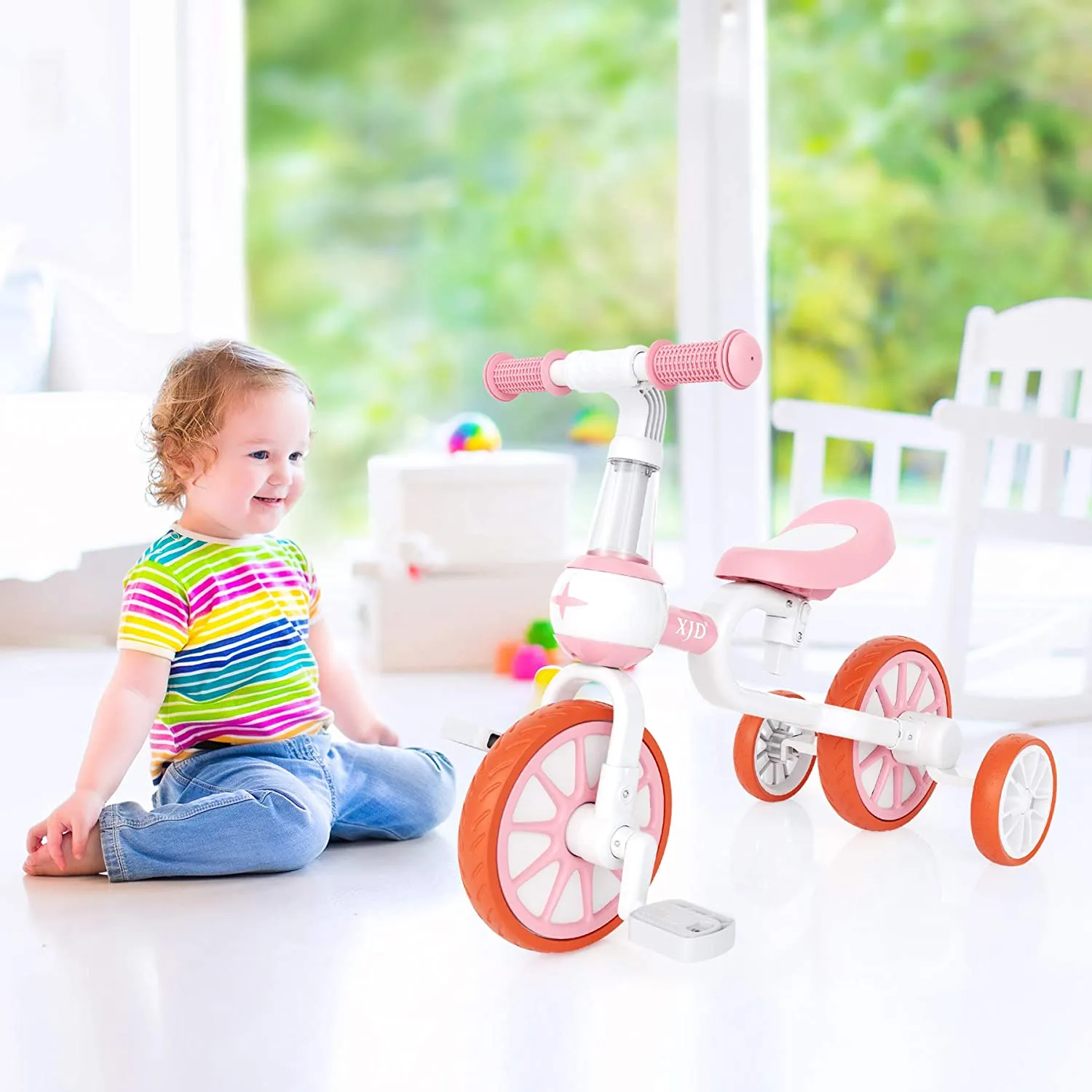 3 in 1 Baby Balance Bike for 18 Months to 8 Years Old