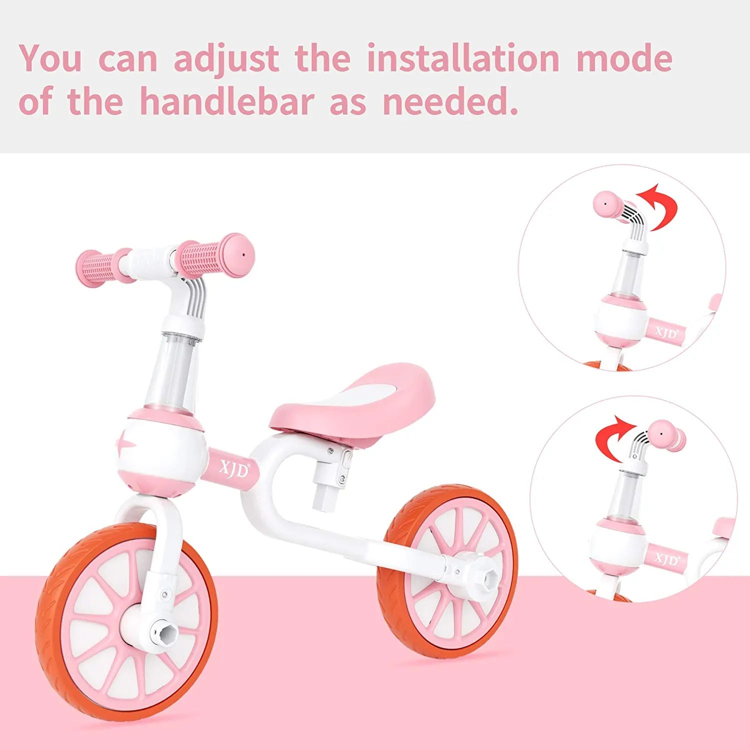 3 in 1 Baby Balance Bike for 18 Months to 8 Years Old