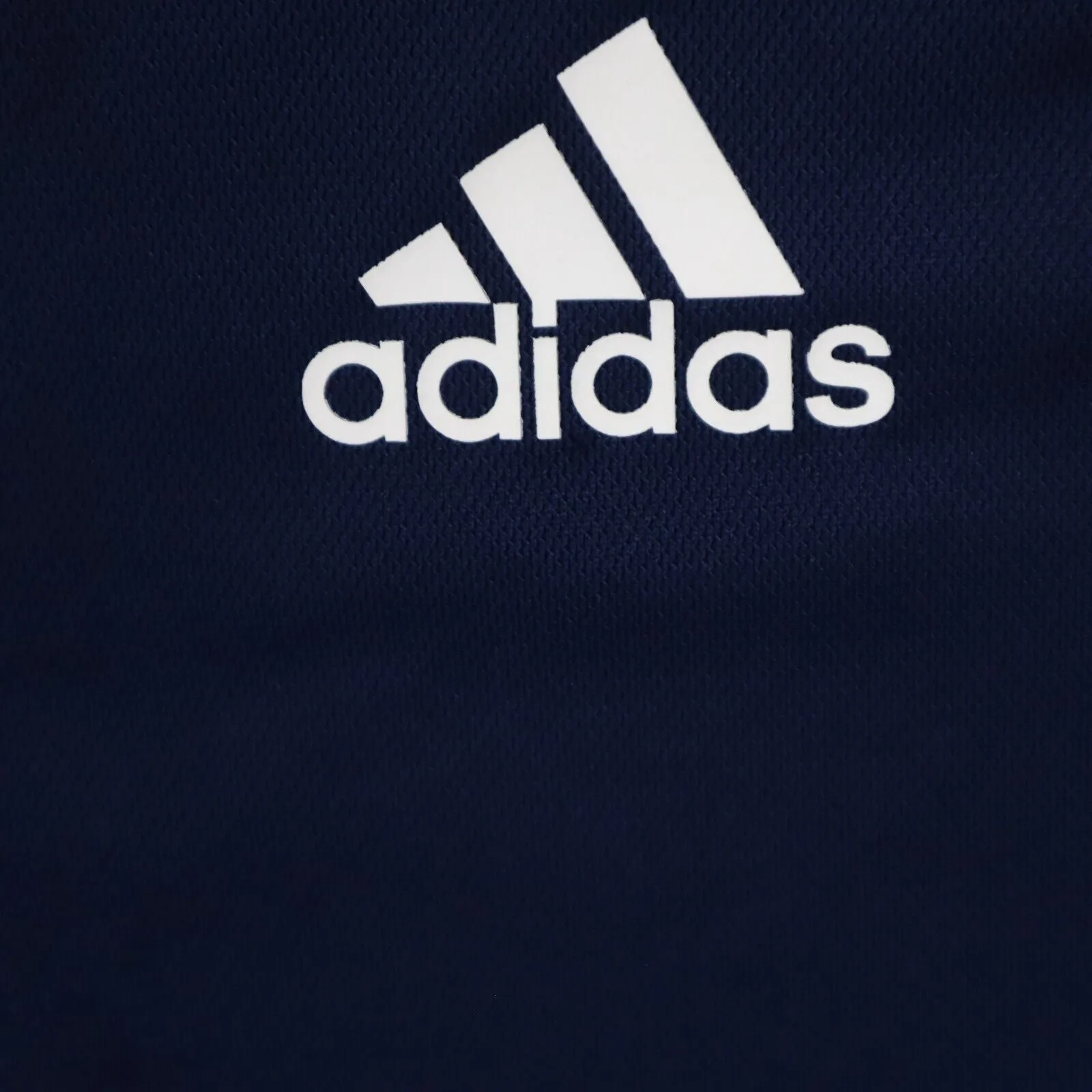 Adidas Mans Polo Shirt Short Sleeve Collared Neck Logo CLIMACOOL Navy Blue XL