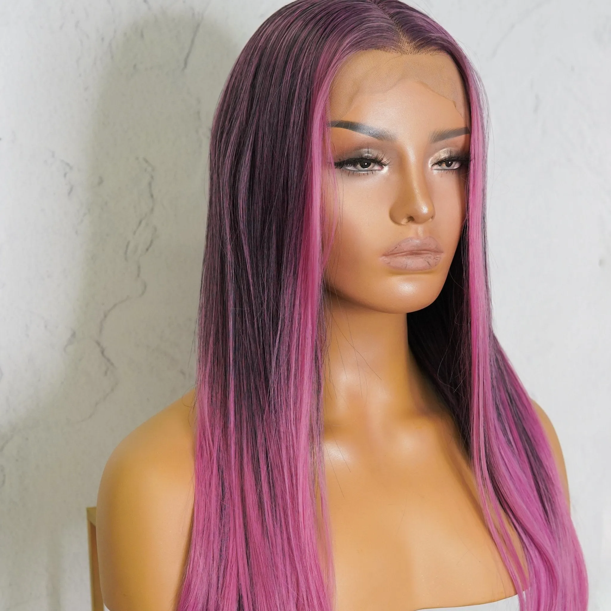 ALICIA Ombre Purple Lace Front Wig