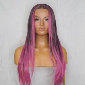 ALICIA Ombre Purple Lace Front Wig