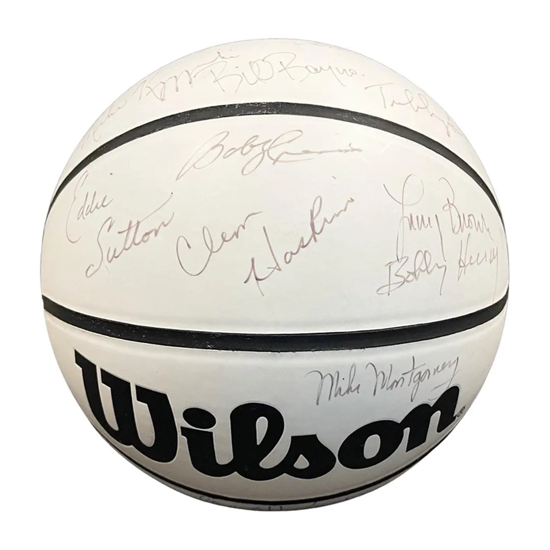 All-Time Great Coaches 23 Signature Wilson Basketball (Beckett)