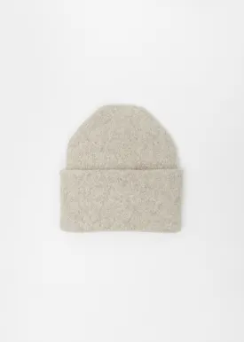 Alpaca Knit Carpenter Hat — Pebble