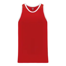 Athletic Knit (AK) B1325L-208 Ladies Red/White League Basketball Jersey