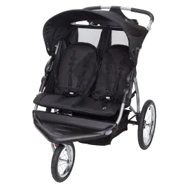 Baby Trend Expedition EX Swivel Travel Jogging Double Baby Stroller, Griffin