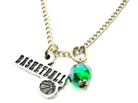 Basketball Tab With Basketball Necklace