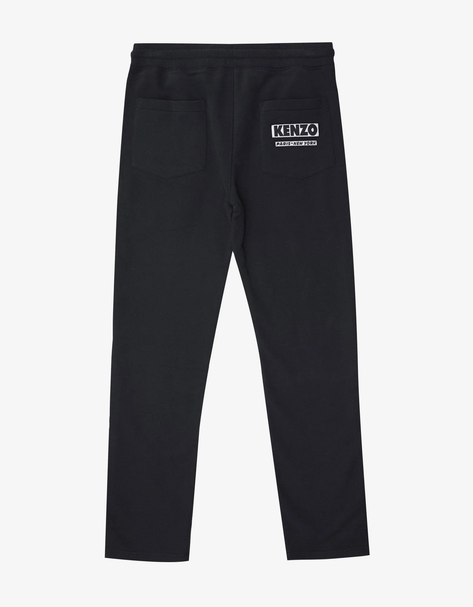 Black Logo Badge Sweat Pants