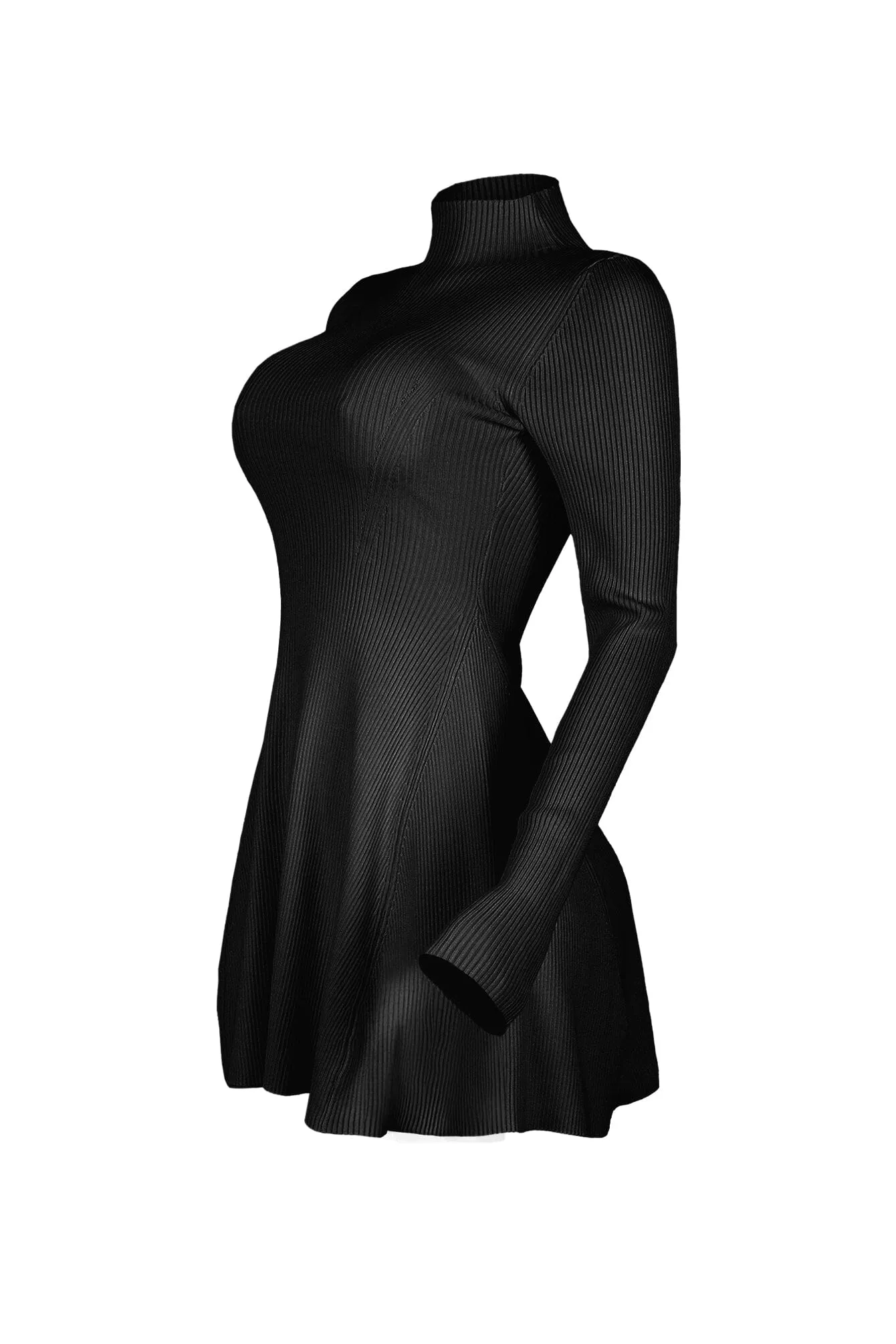 Chrissy A-Line Sweater Mini Dress