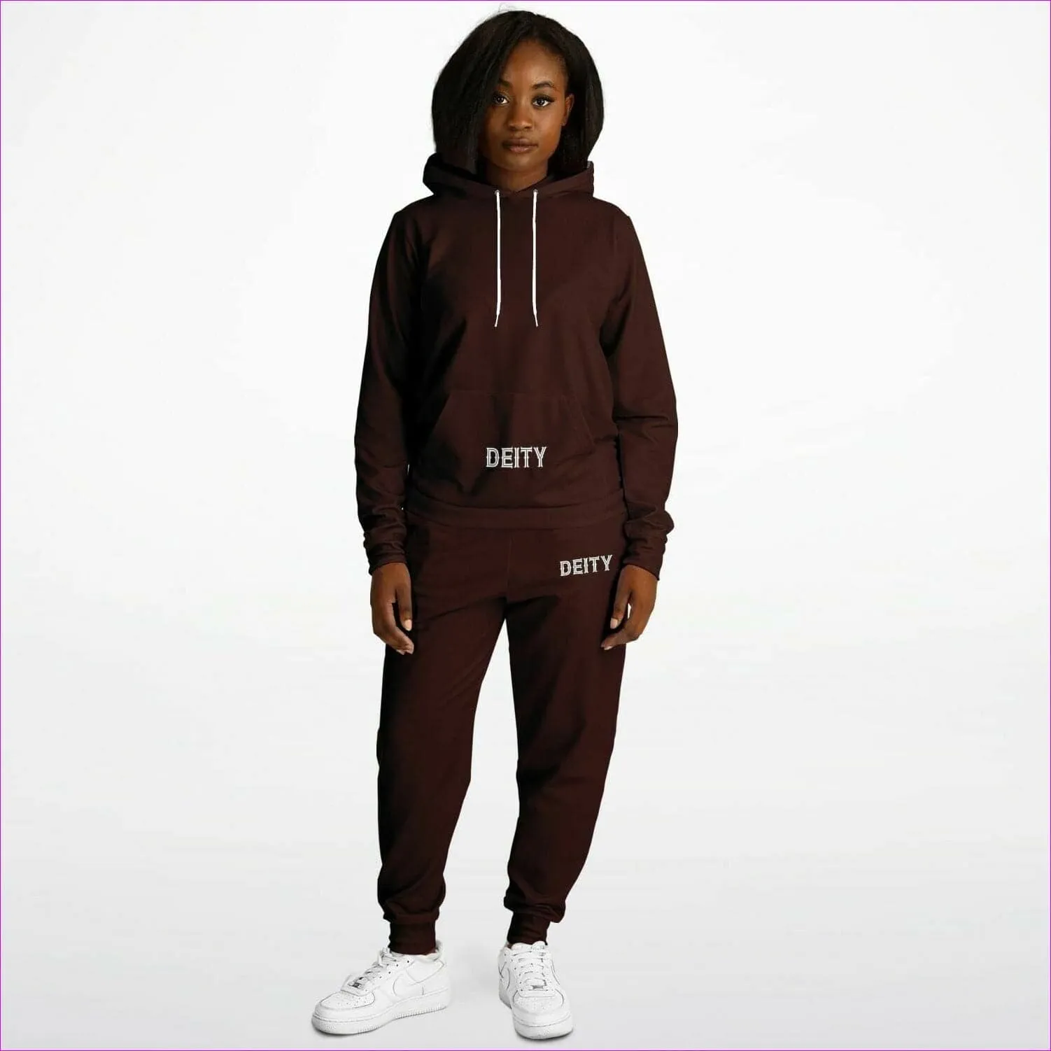 Deity Brown Premium Athletic Jogging Suit