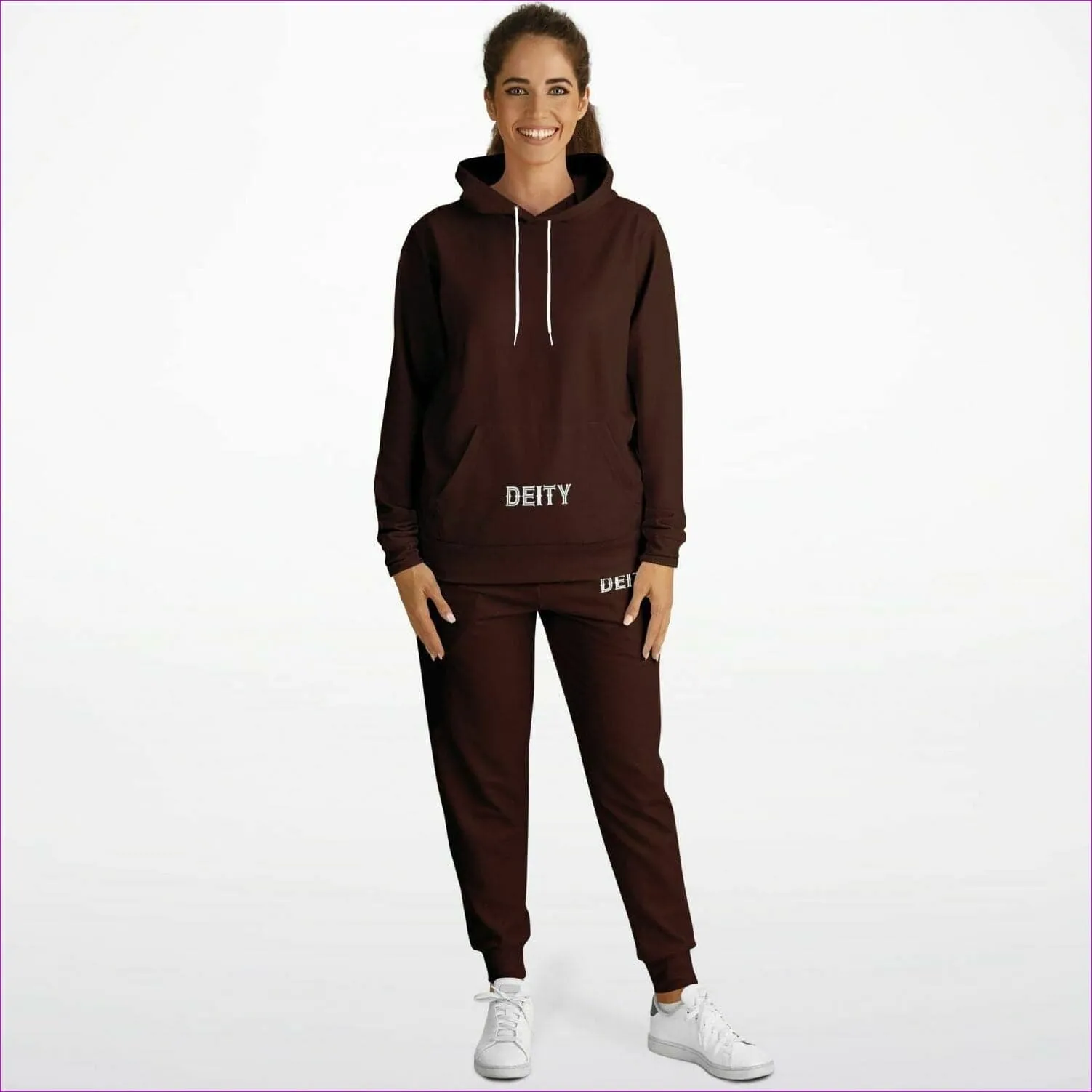 Deity Brown Premium Athletic Jogging Suit