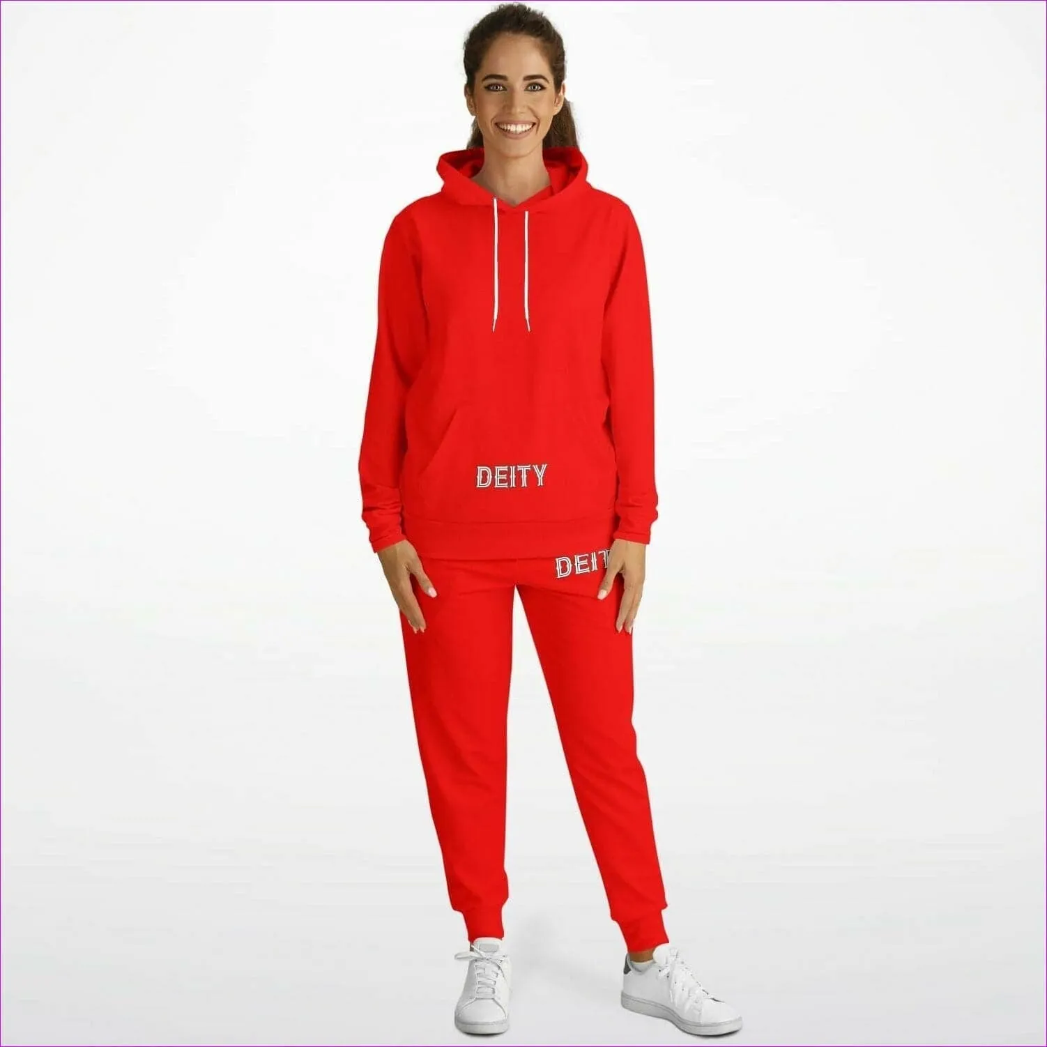 Deity Premium Red Athletic Jogging Suit