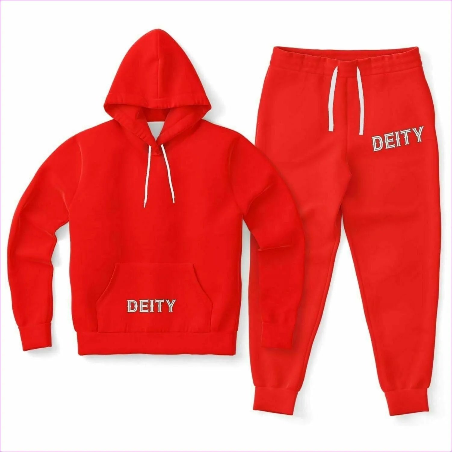 Deity Premium Red Athletic Jogging Suit