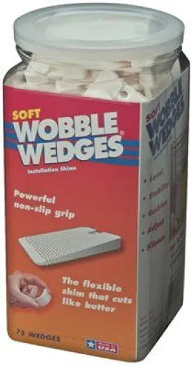 Focus 12 Wobble Wedges Soft White 75 Pack