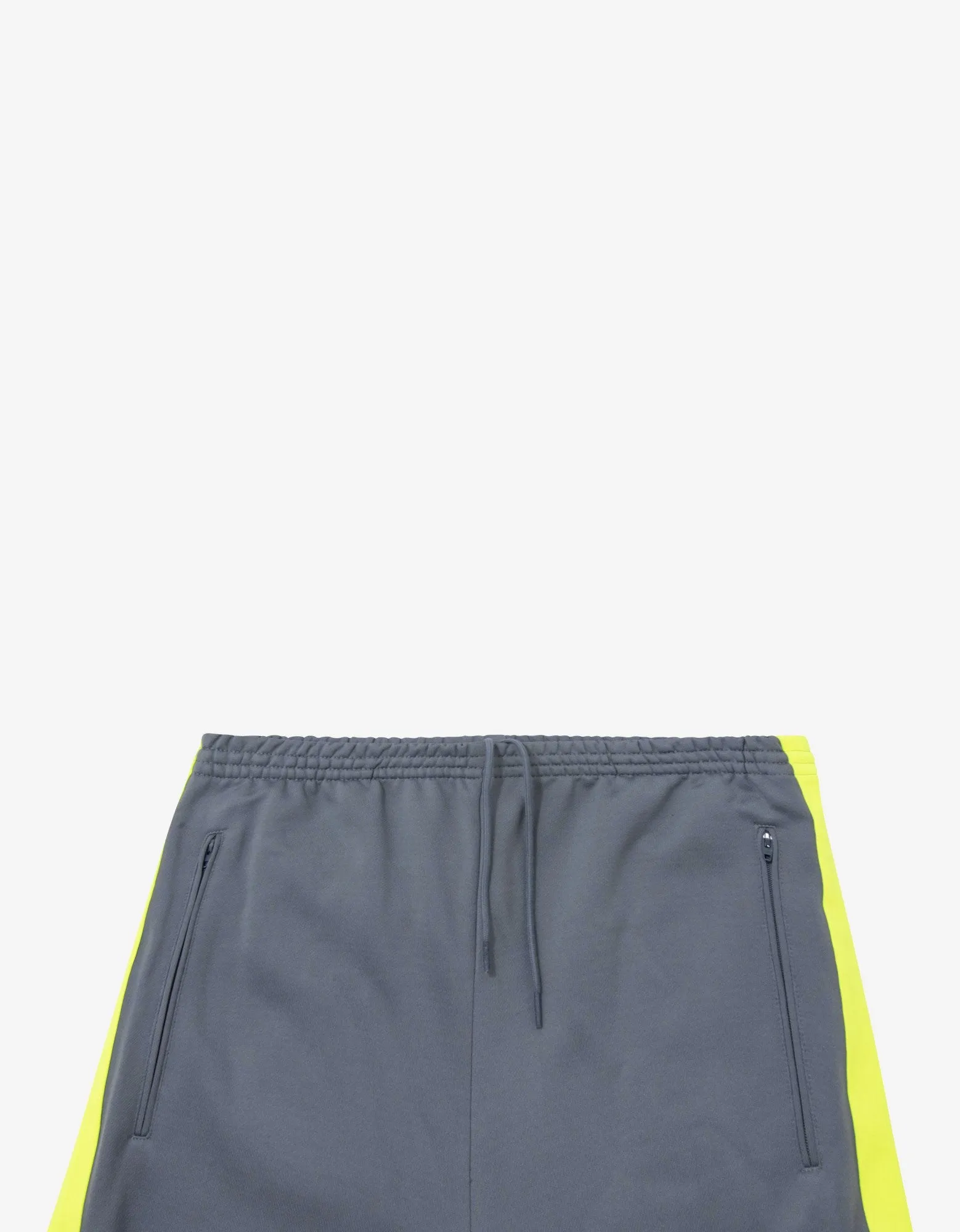 Grey Track Pants with Yellow Stripes