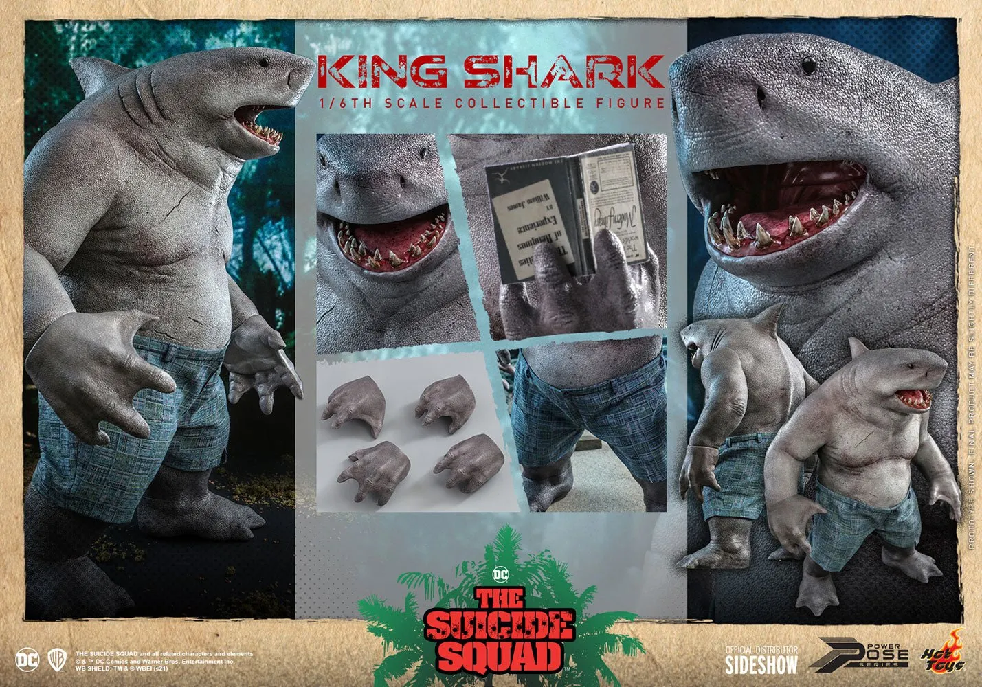 Hot Toys DC Comics Suicide Squad King Shark Sixth Scale Figure