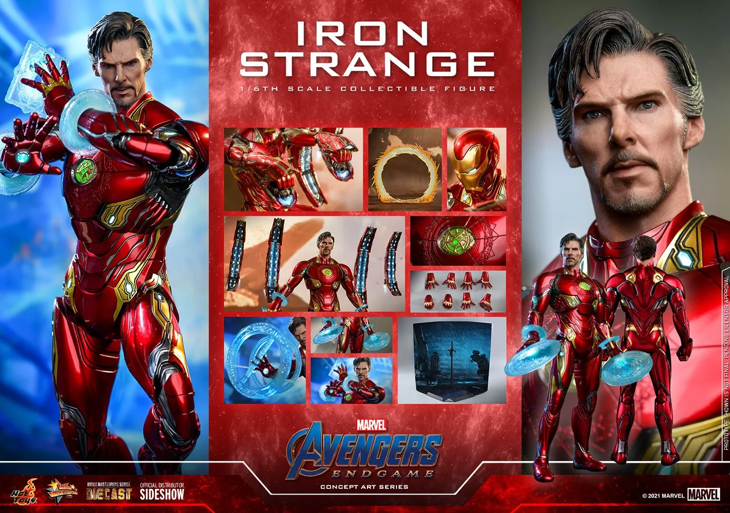 Hot Toys Iron Strange Sixth Scale Figure