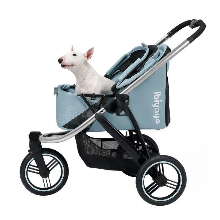 Ibiyaya® Dog Stroller & Pram | The Beast | Flash Grey