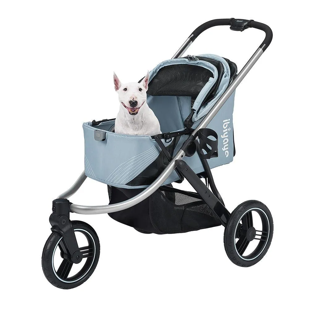 Ibiyaya® Dog Stroller & Pram | The Beast | Flash Grey