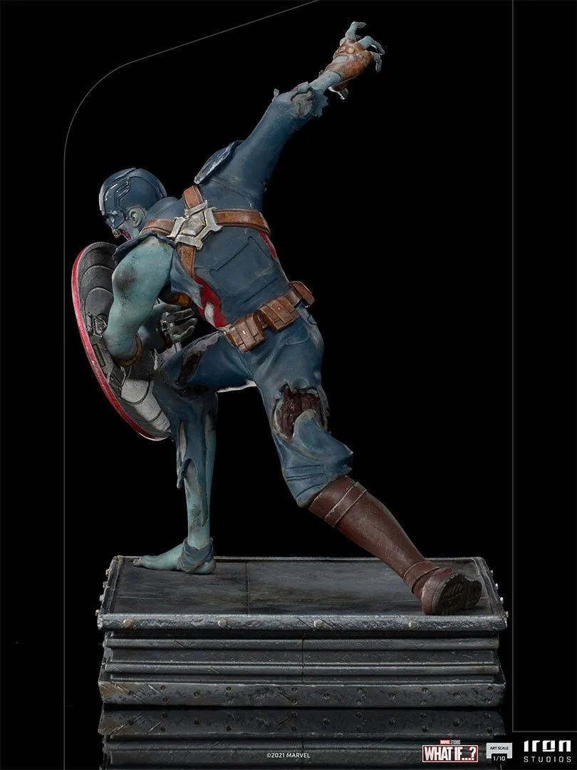 Iron Studios Marvel What If…? Zombie Captain America BDS Art Scale 1/10 Scale Statue