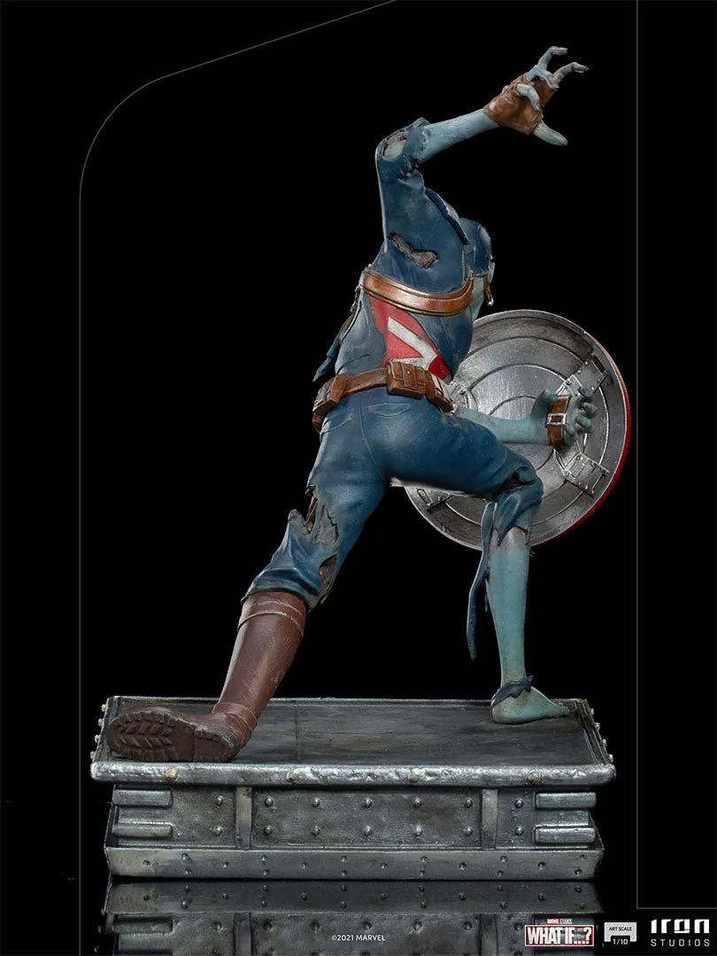 Iron Studios Marvel What If…? Zombie Captain America BDS Art Scale 1/10 Scale Statue