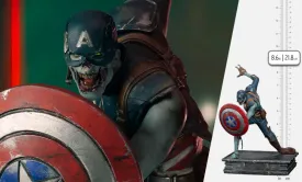 Iron Studios Marvel What If…? Zombie Captain America BDS Art Scale 1/10 Scale Statue