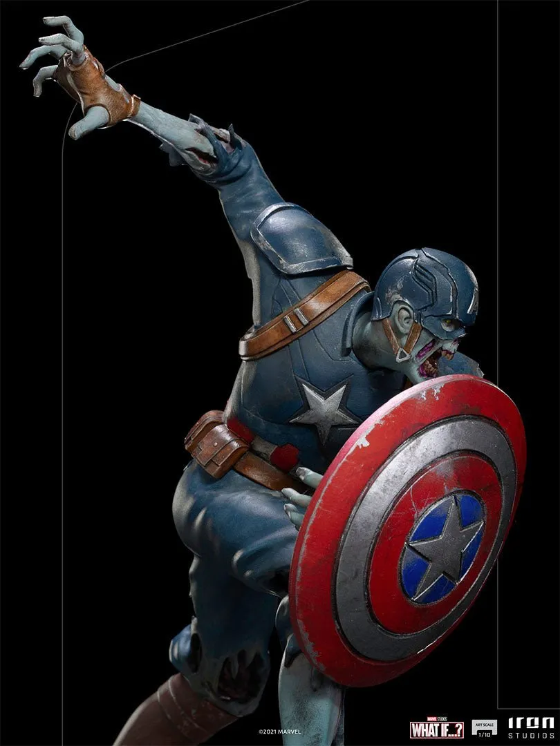 Iron Studios Marvel What If…? Zombie Captain America BDS Art Scale 1/10 Scale Statue