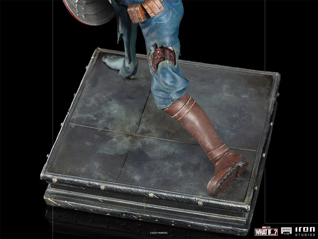 Iron Studios Marvel What If…? Zombie Captain America BDS Art Scale 1/10 Scale Statue