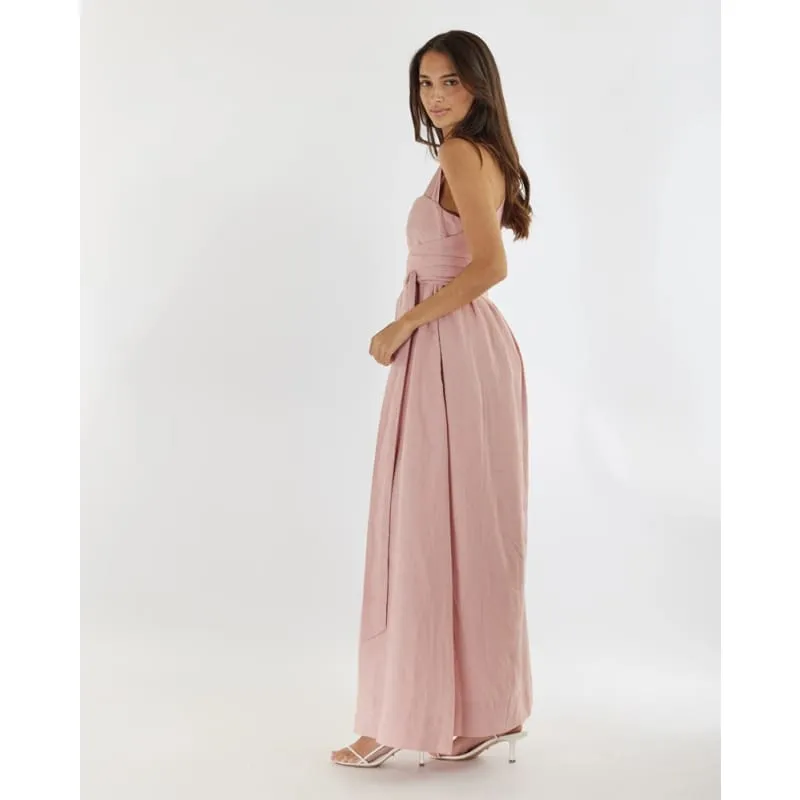 Juliette Linen Maxi Dress | Peony