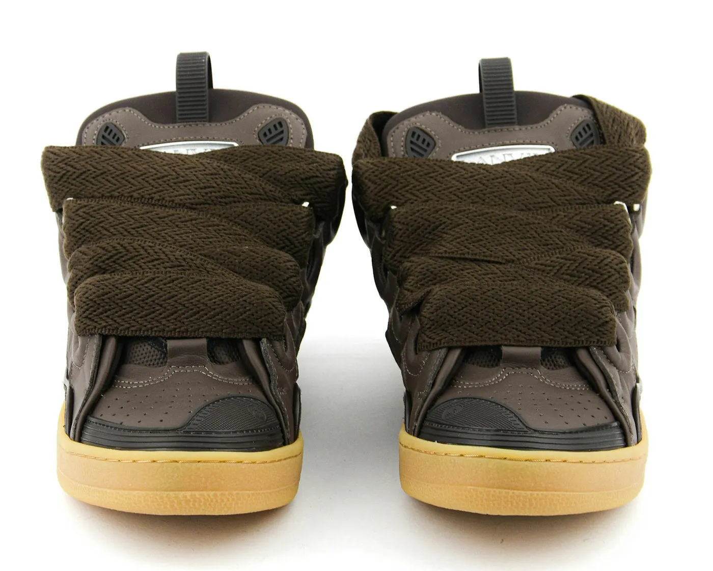 LANVIN CURB SNEAKER EBONY