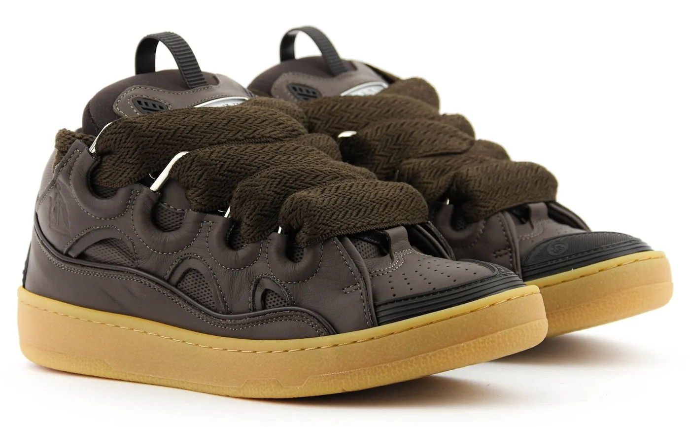 LANVIN CURB SNEAKER EBONY