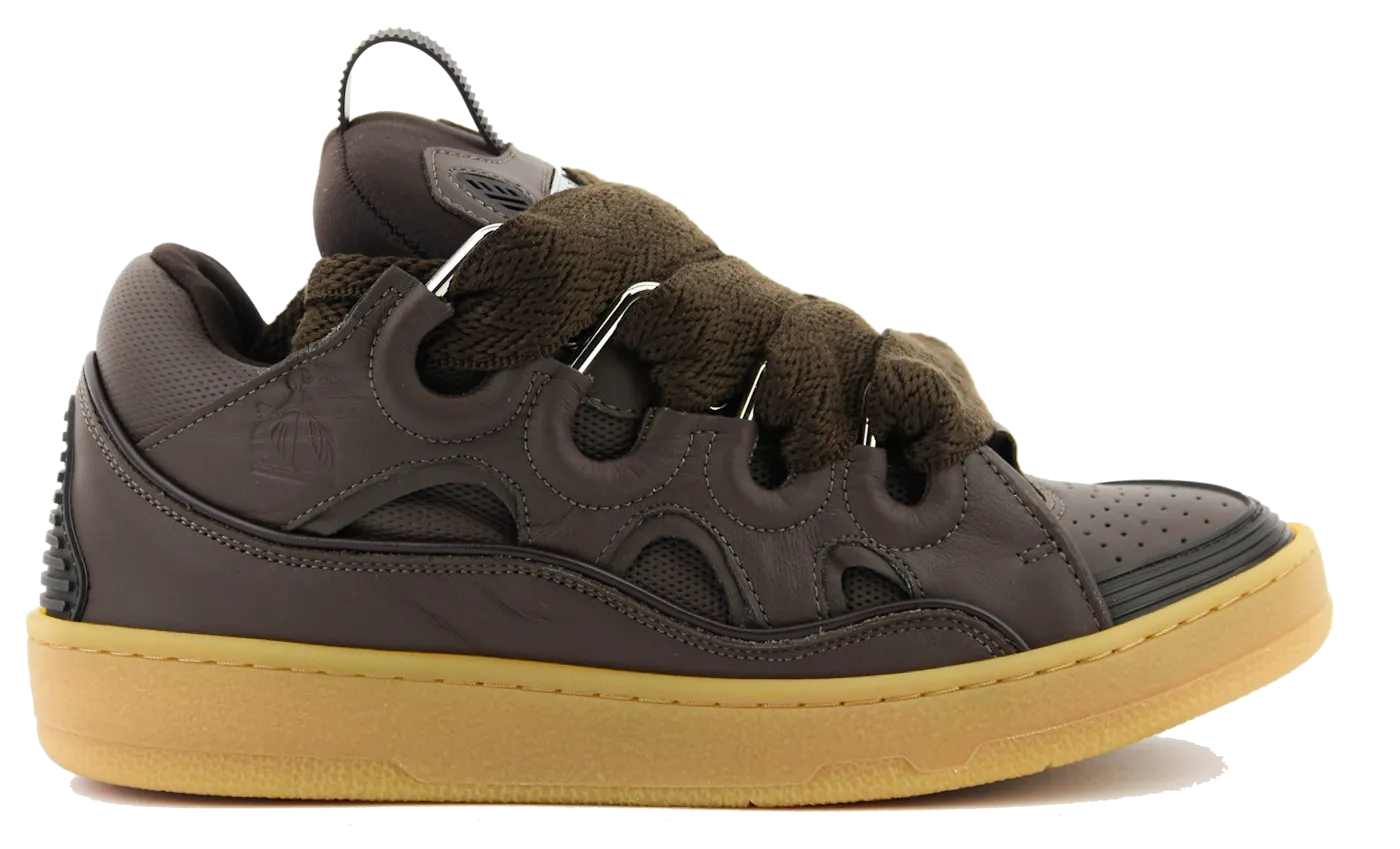 LANVIN CURB SNEAKER EBONY