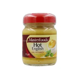 MASTERFOODS HOT ENGLISH MUSTARD 175G