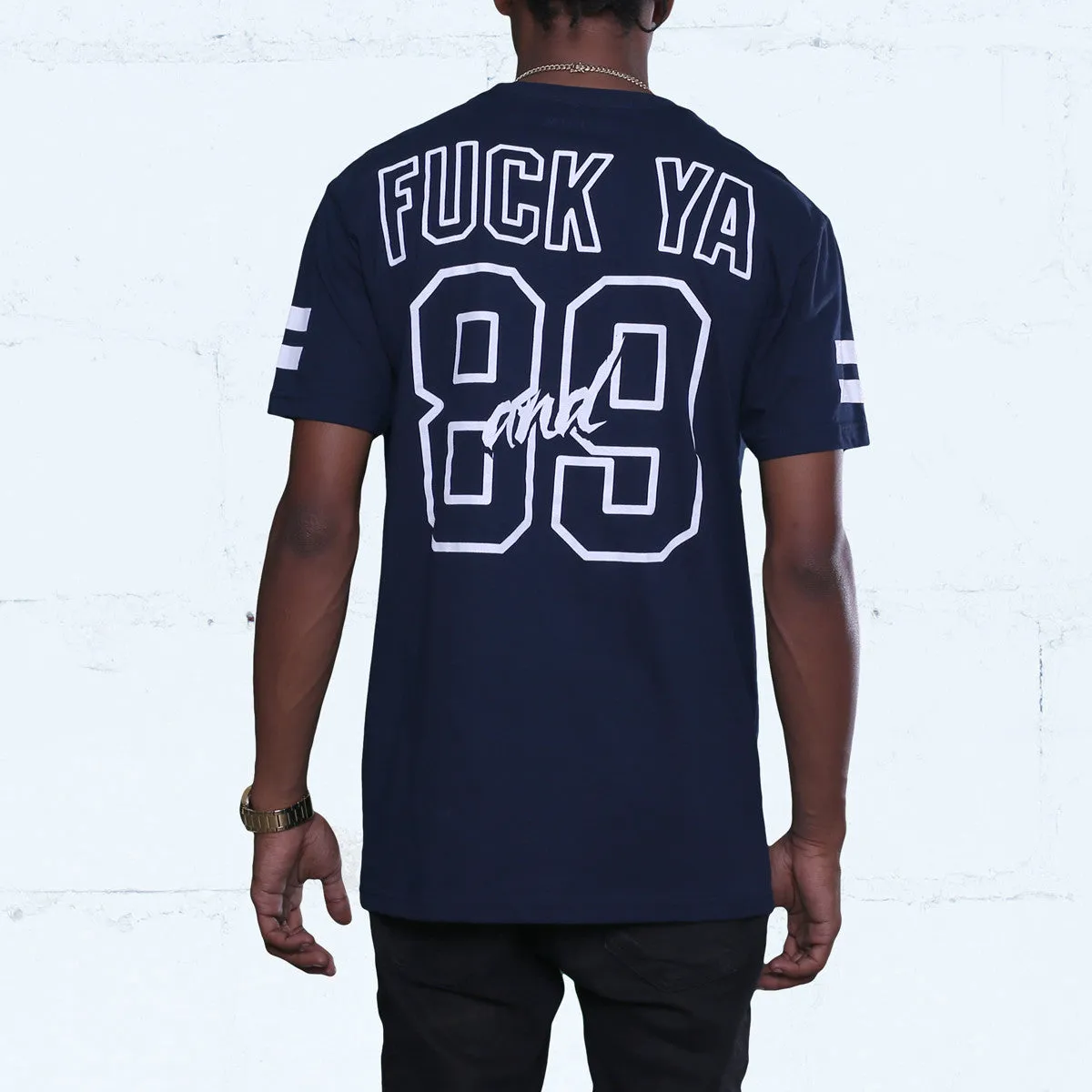 Merica Olympic Jersey Tee Navy