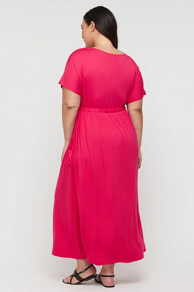 Mila Maxi Dress - Magenta