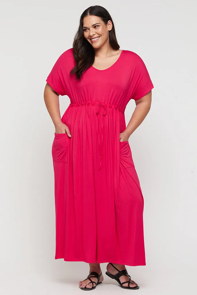 Mila Maxi Dress - Magenta