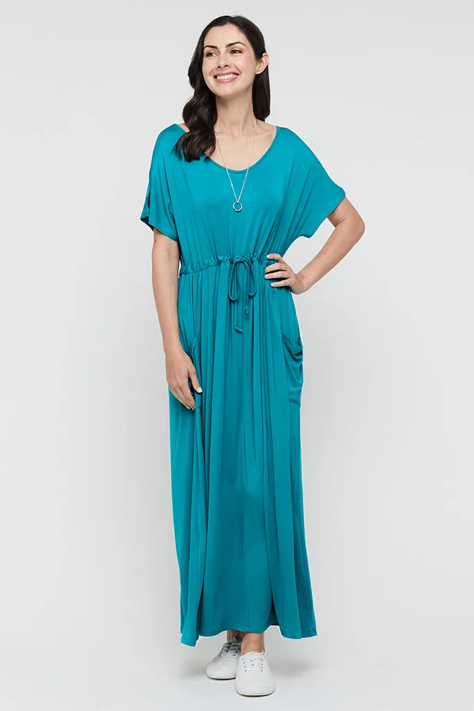 Mila Maxi Dress - Teal