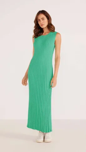 MinkPink Lori Rib Knit Midi Dress