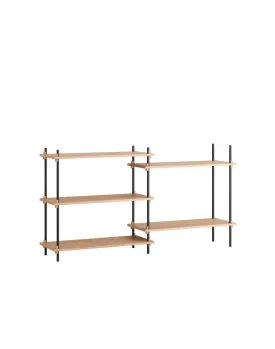 MOEBE Double shelving system