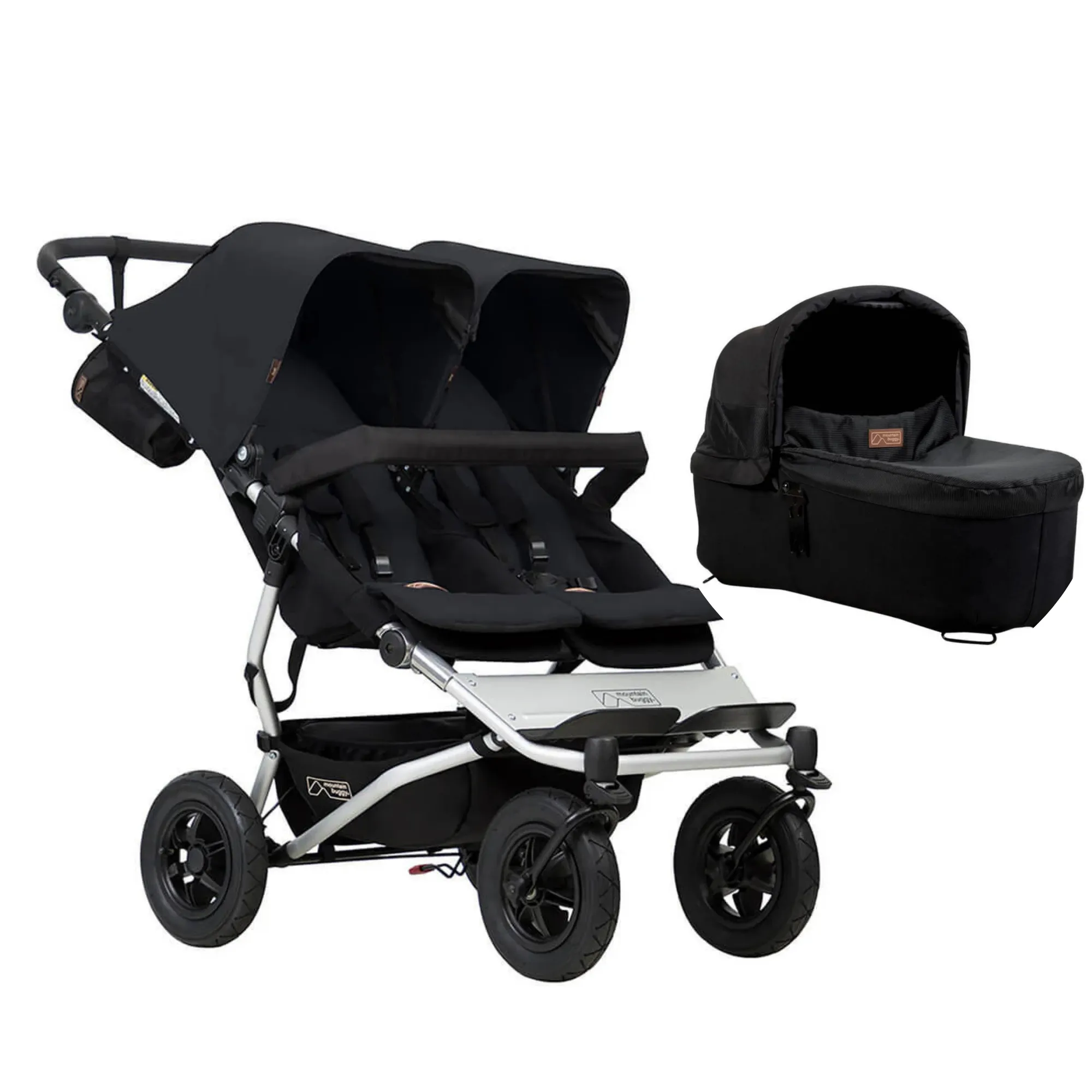 Mountain Buggy duet™ compact side-by-side FREE Mountain Buggy Duet V3 Carrycot Plus