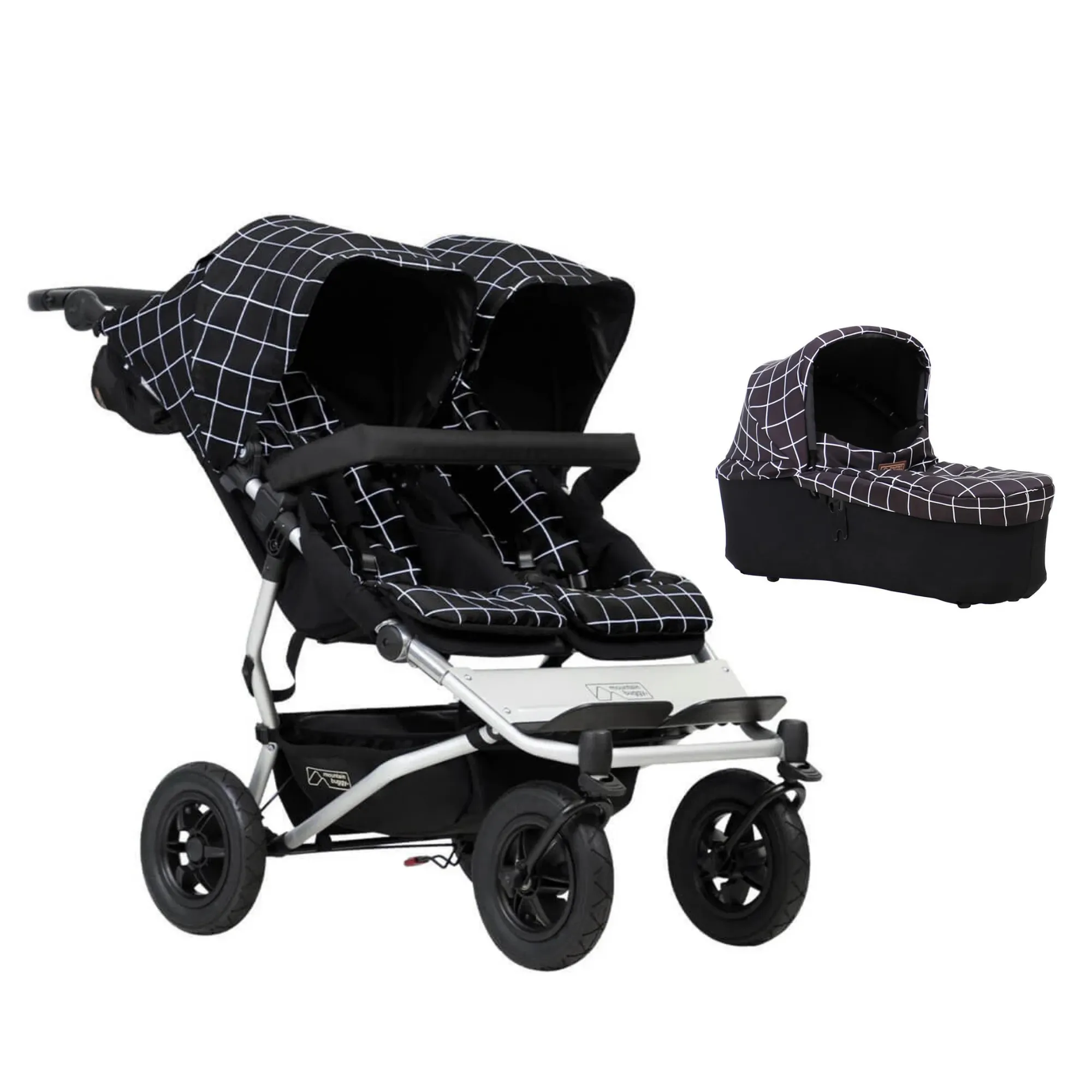 Mountain Buggy duet™ compact side-by-side FREE Mountain Buggy Duet V3 Carrycot Plus