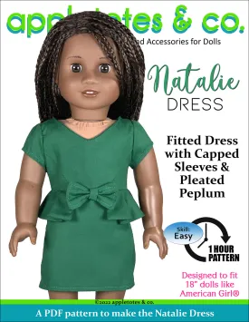 Natalie Dress 18 Inch Doll Sewing Pattern