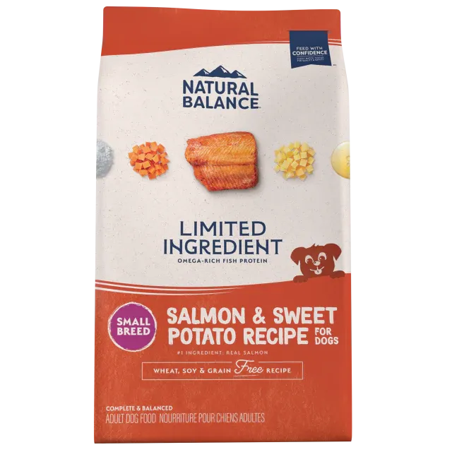 Natural Balance Limited Ingredient Grain Free Salmon & Sweet Potato Small Breed Recipe Dry Dog Food