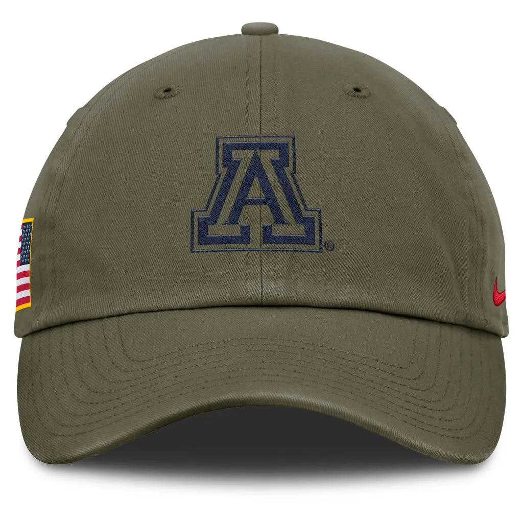 NCAA Arizona Wildcats Nike Tonal Primary Military Adjustable Hat