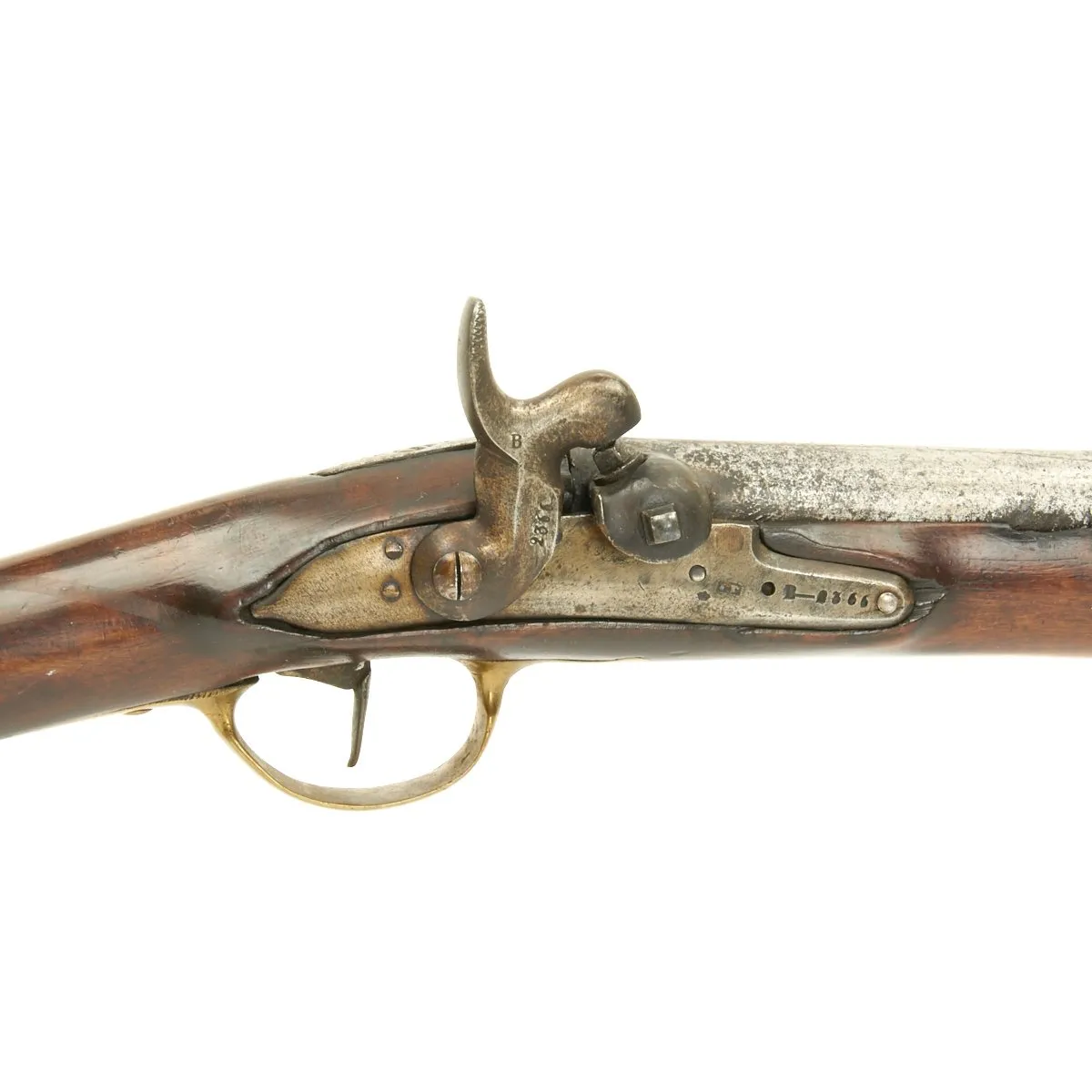 Original Danish Flintlock 1794 Short Musket Converted to Percussion Model 1794/22/43 For Engineers