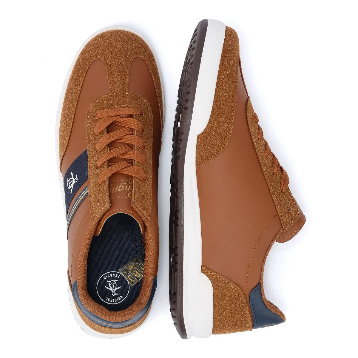 Penguin Gaz Men's Tan Trainers