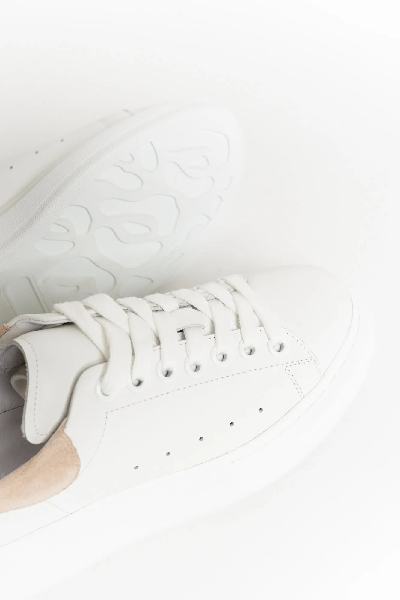 Perez White Leather Sneaker