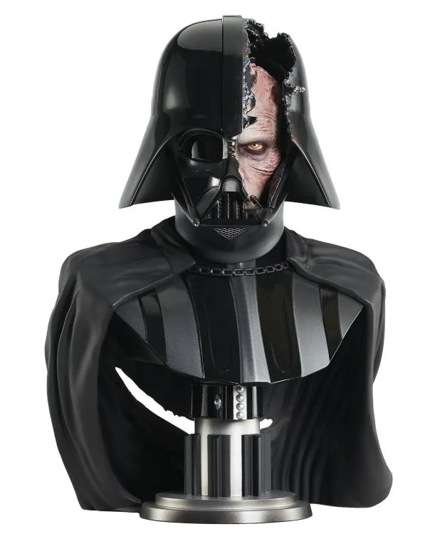 PRE-ORDER: Gentle Giant Star Wars: Obi-Wan Kenobi Darth Vader Damaged Helmet Legends in 3D 1:2 Scale Bust