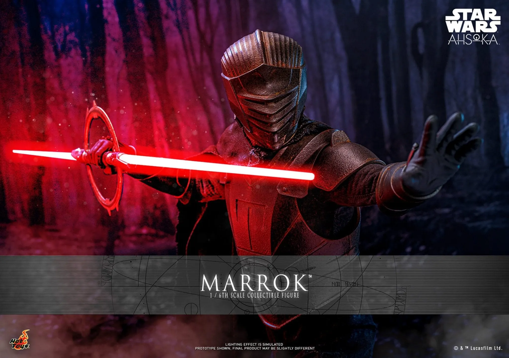 PRE-ORDER: Hot Toys Star Wars Ahsoka Marrok Sixth Scale Figure