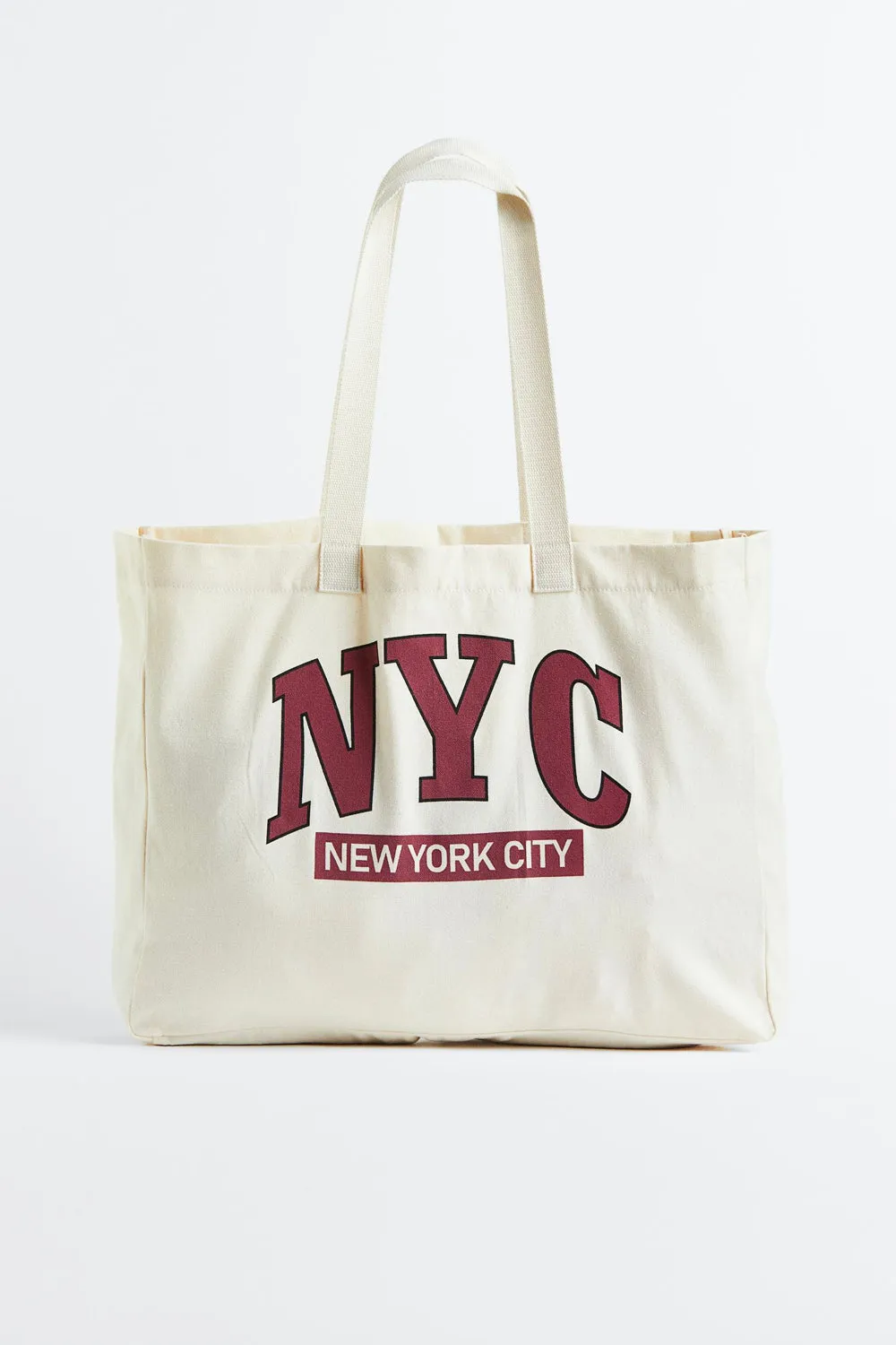 Printed Canvas Shopper