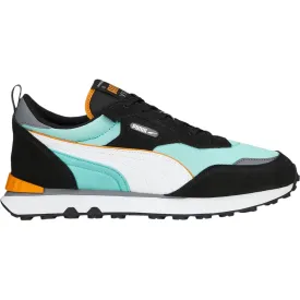 Puma Men's Sportswear Rider FV Shoes - Black / Mint Green / Orange